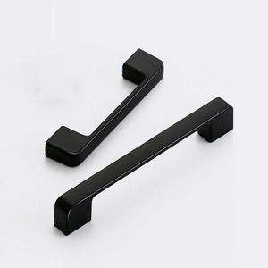 WEKIS Mid Century Drawer Pulls Solid Furniture Antique Drawer Modern Kitchen Cabinet Handles Black Cabinet Wardrobe Handle