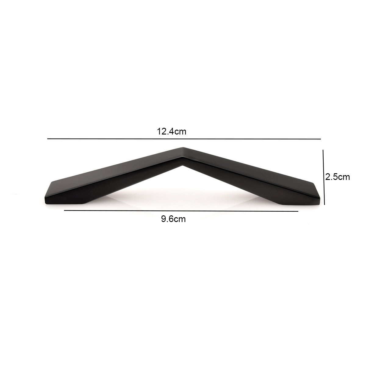 Modern Fashion New Design Kitchen Cabinet Door Long Handle Pulls Matte Black Nickel Iron Cabinet Drawer Pulls Kitchen Hardware