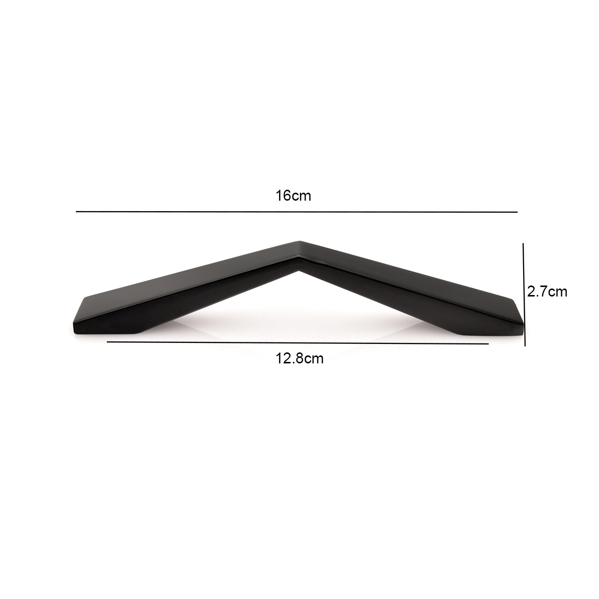 Modern Fashion New Design Kitchen Cabinet Door Long Handle Pulls Matte Black Nickel Iron Cabinet Drawer Pulls Kitchen Hardware