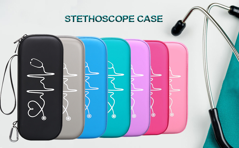 Shock Protective Custom Hospital Hard EVA Foam Stethoscope Packing Case Medical Carry Bag