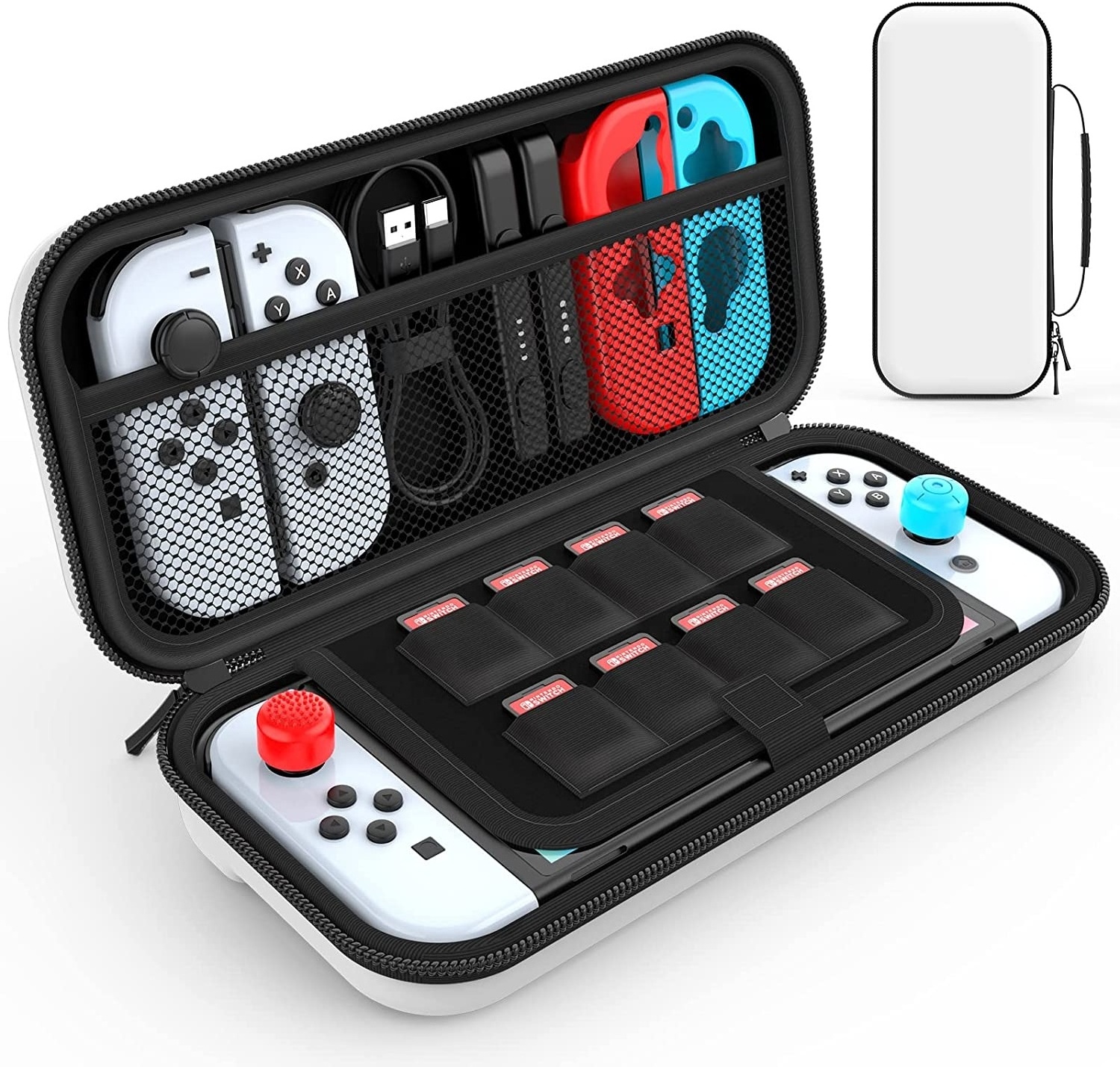 Custom Portable Zipper Lightweight EVA Video Game Case for Nintendo Switch Lite Travel Carrying