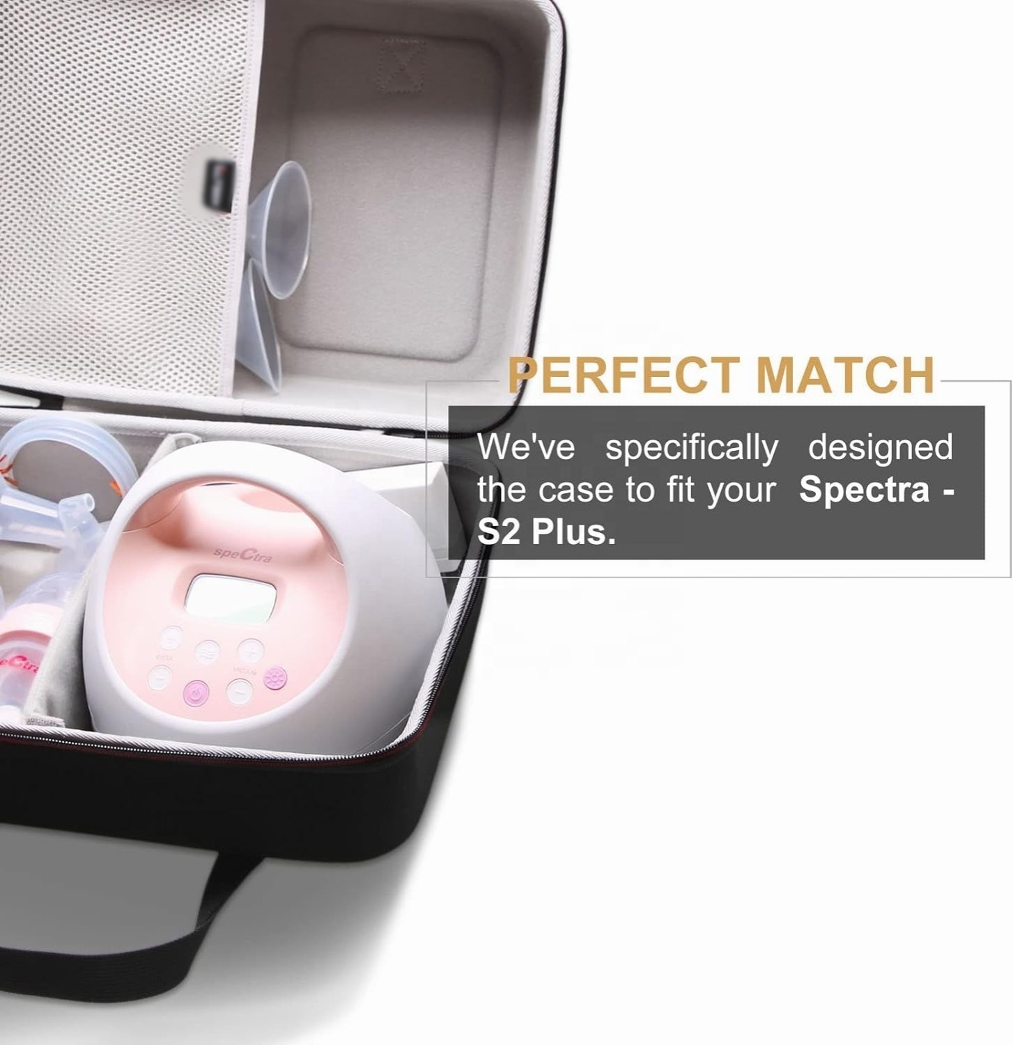 Professional Portable Custom Storage Case EVA Bag for Spectra Baby USA S1 Plus / S2 Plus Premier Breast Pump Carrying Cases