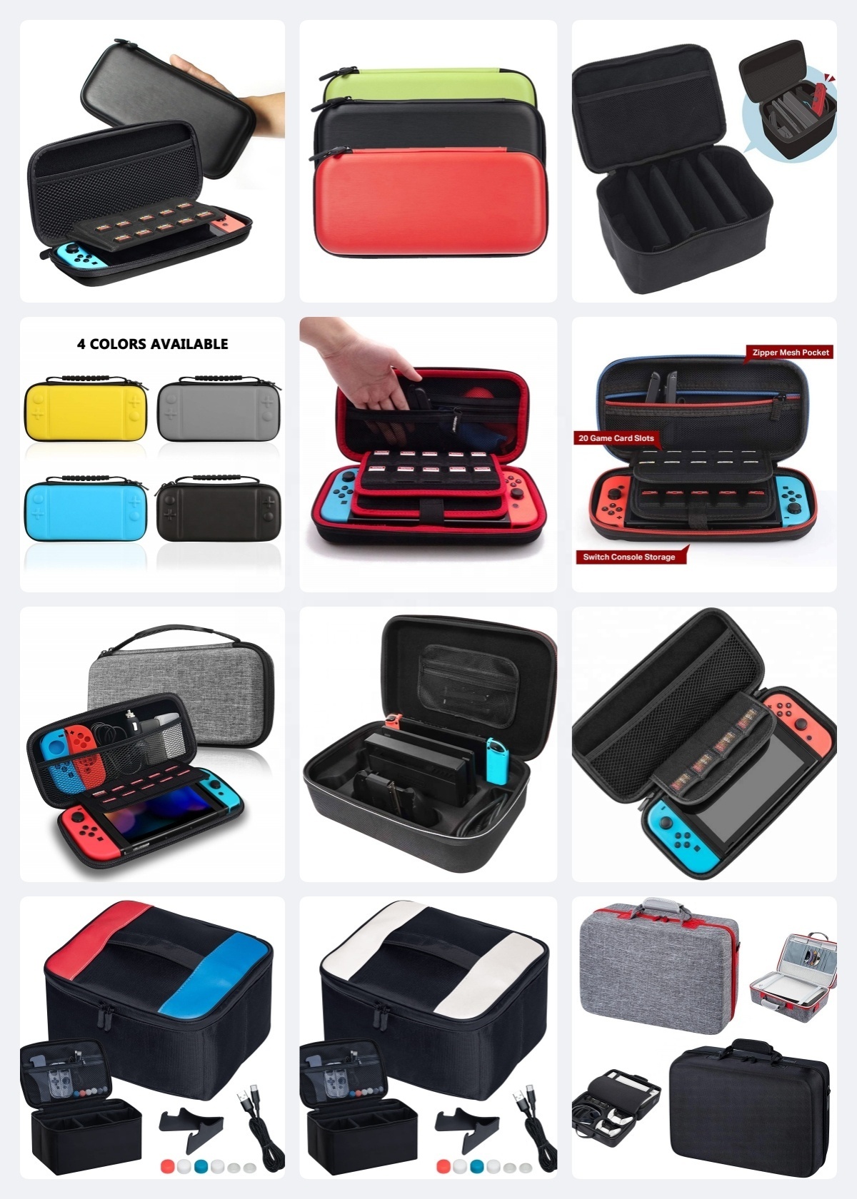 Switch Game Card Box Storage Case For Nintendo Switch Memory SD Card Box Holder Super Nintendo Case Card Box Switch Game