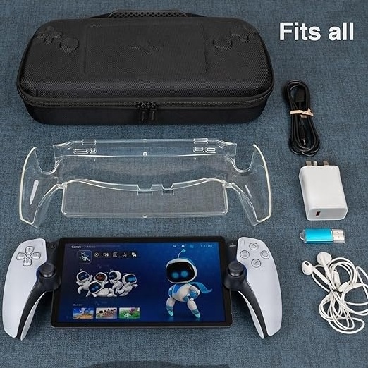 Professional Custom Video Game Accessories PS Portal Travel EVA Case for Sony Playstation PS5 Portal Handheld Game Hard Pouch