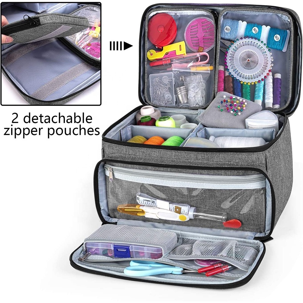 Universal Sewing Machine Tote Travel Case Compatible with Most Standard Sewing Machine and Accessories