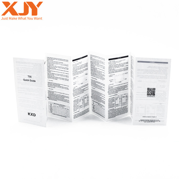 XJY Brochure printing-Custom Cheap video booklet /Leaflet/Catalogue/Booklet/printed flyer