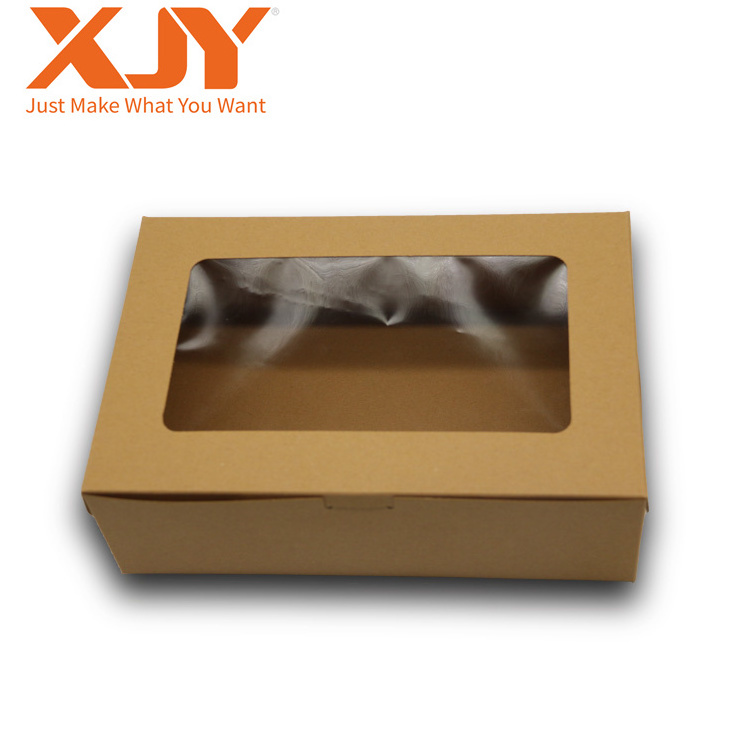 XJY Custom disposable burger rice noodle take away lunch packing boxes for fast food grade paper packaging box