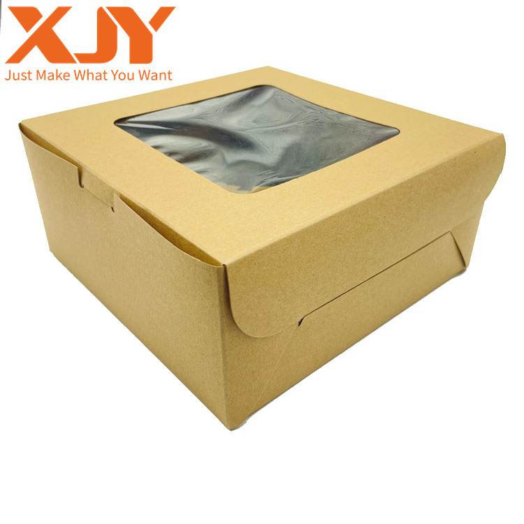 XJY Custom disposable burger rice noodle take away lunch packing boxes for fast food grade paper packaging box