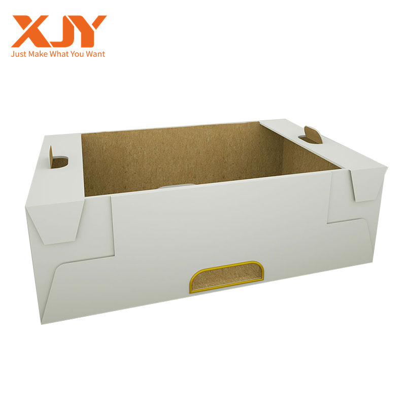 XJY Low Moq Corrugated Paper Fruit Vegetable carton packing banana gift Box