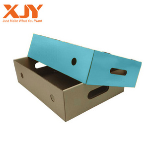 XJY Low Moq Corrugated Paper Fruit Vegetable carton packing banana gift Box