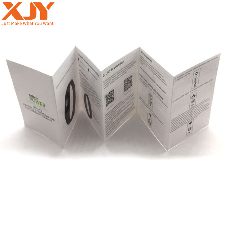 XJY Brochure printing-Custom Cheap video booklet /Leaflet/Catalogue/Booklet/printed flyer