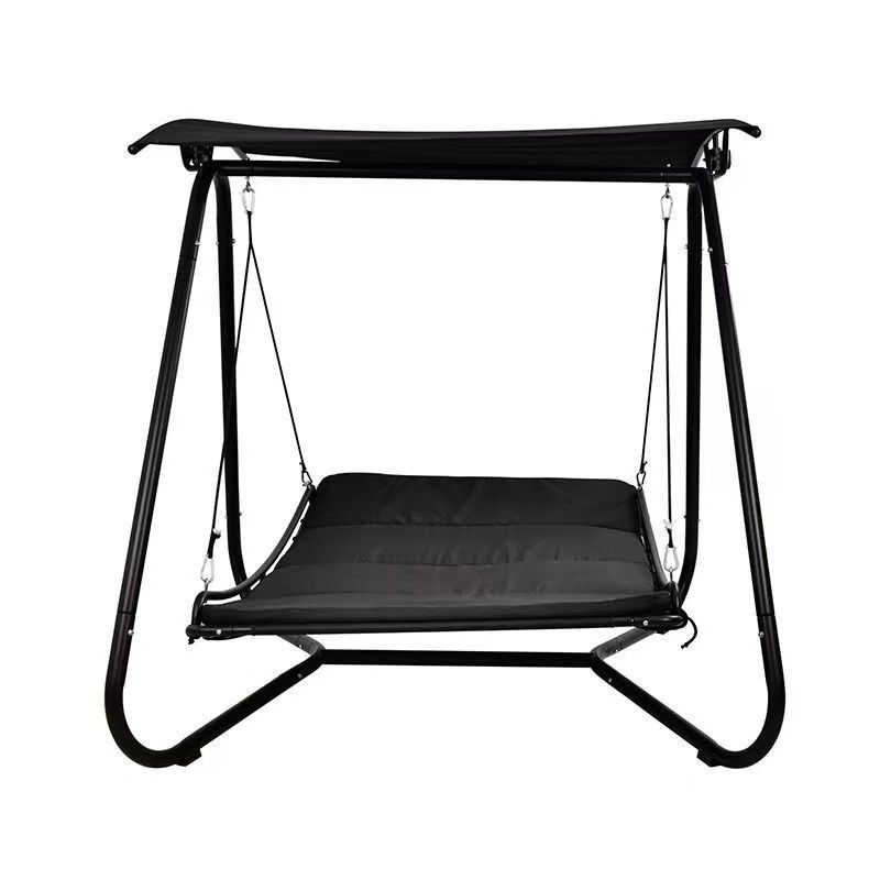 Latest design outdoor furniture swing bed suitable for garden beach pool patio Swing Steel Iron Hanging Swing Chair