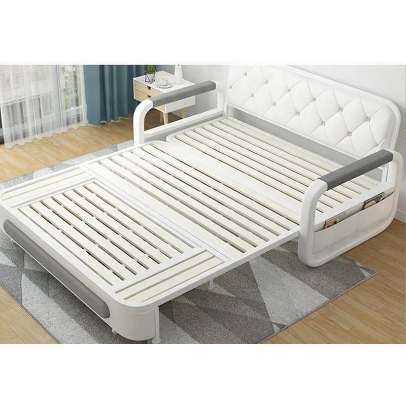 Modern home furniture sofa bed dual-purpose foldable retractable living room multifunctional single double sofa