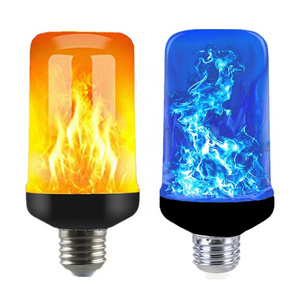 2024 decoration E27 E26 B22 LED Flame Effect Light Bulb, LED Flickering Flame Lamp, fire lights LED flicking lamp