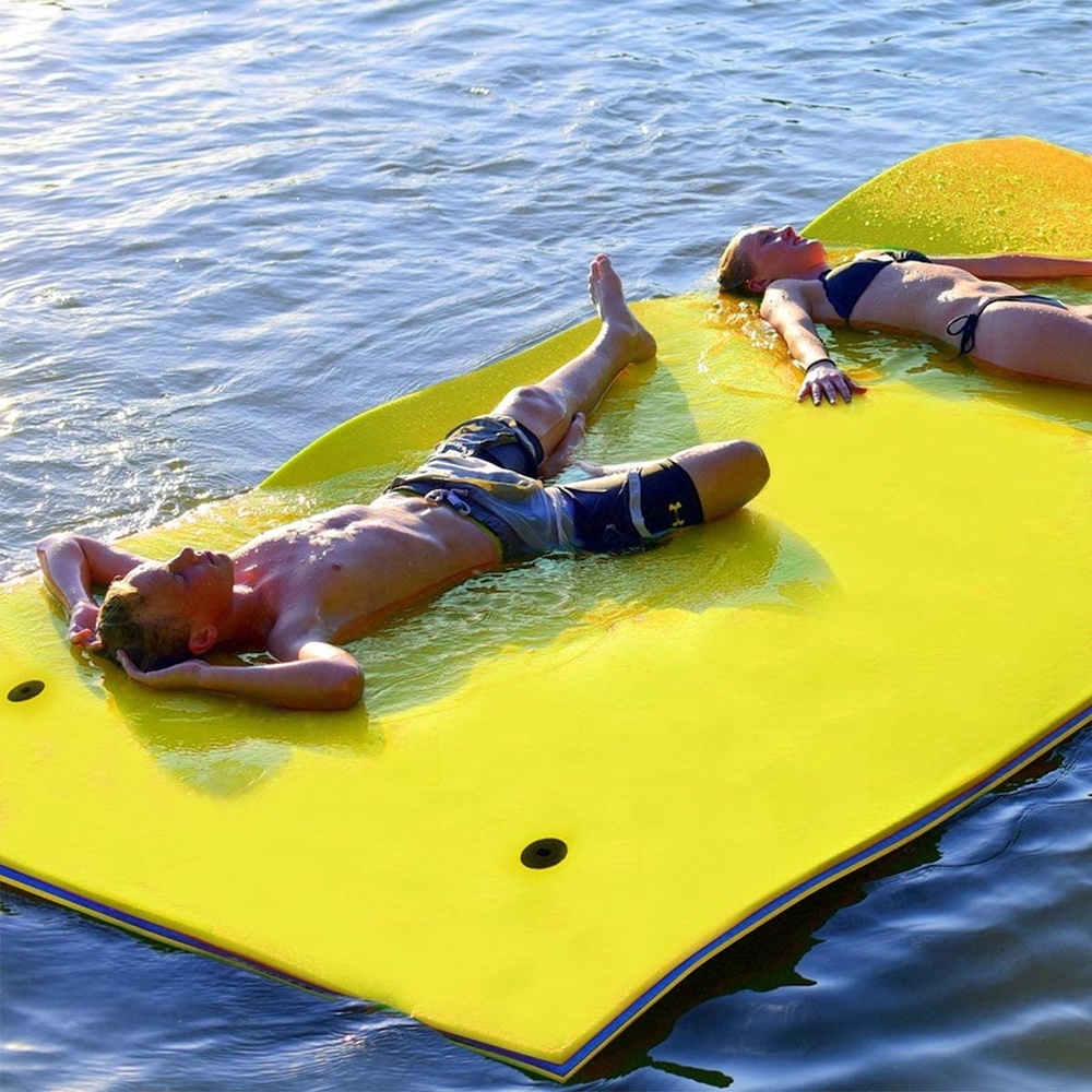 OEM ODM XPE Closed Cell Foam Floating Mat Water Play Equipment Customized Water Pad Water Toys