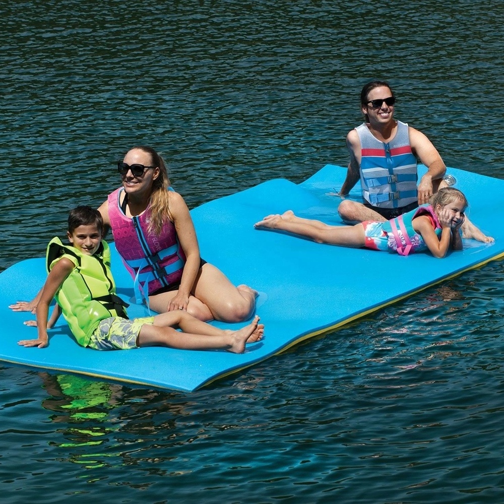 OEM ODM XPE Closed Cell Foam Floating Mat Water Play Equipment Customized Water Pad Water Toys