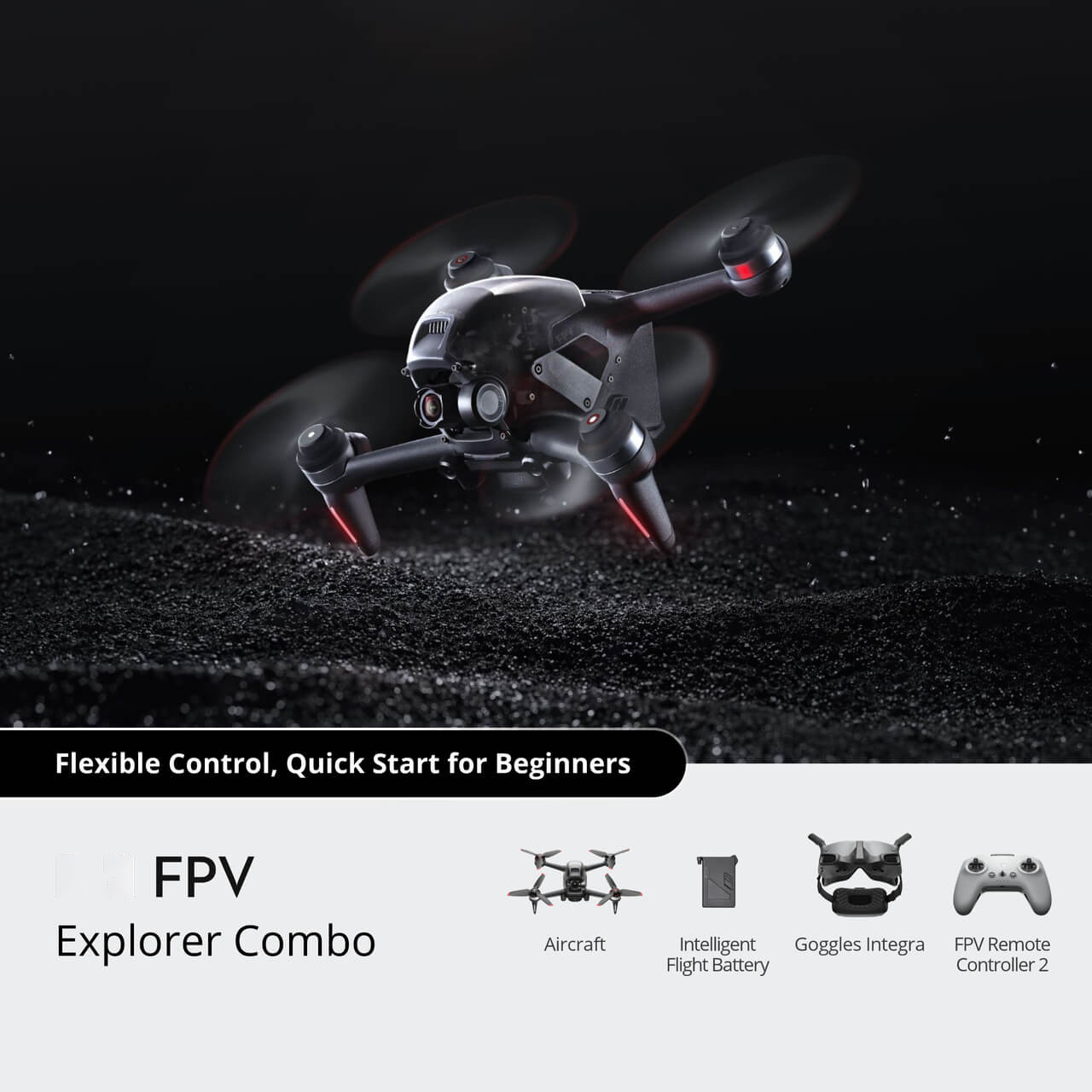 Original Brand FPV Drone Super-Wide 150 degree FOV 10km Video Transmission with FPV Goggles V2 FPV Drone