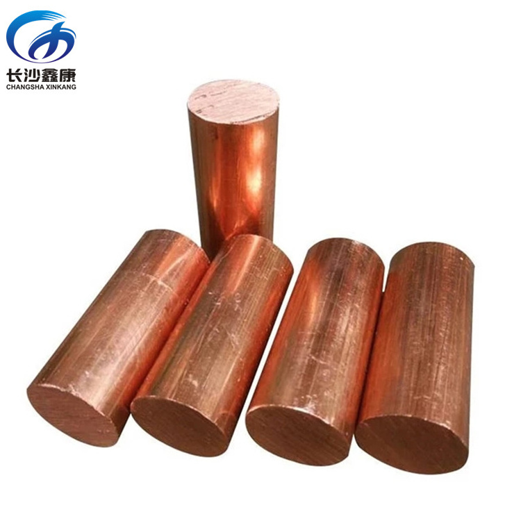 XinKang Spot supply T2 copper rod copper electrode round bar C1100 red copper rod price per kg