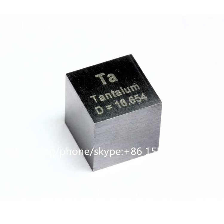 High Density Tantalum Cube 10mm 99.95%min Tungsten Molybdenum Zirconium Vanadium Chromium Titanium Hafnium Niobium Tantalum Cube