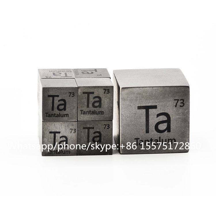 High Density Tantalum Cube 10mm 99.95%min Tungsten Molybdenum Zirconium Vanadium Chromium Titanium Hafnium Niobium Tantalum Cube