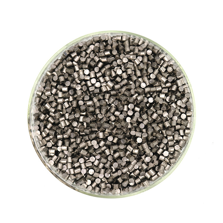 Customize size Ti pellets 99.99% 3*3mm  6*6mm Metal Titanium pellets mental Ti Columnar Granules