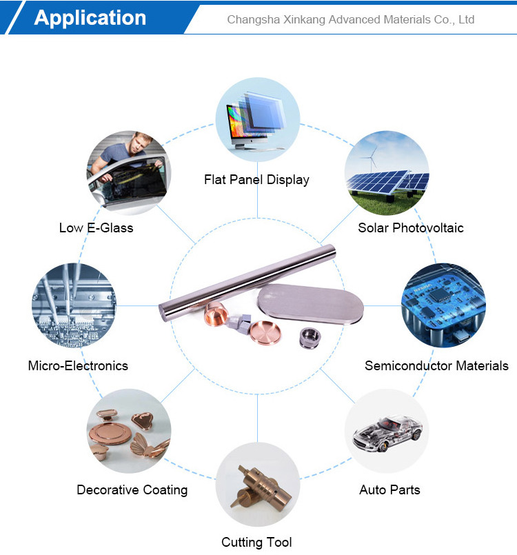 99.95% Cobalt Tantalum Zirconium Metal Alloy CoTaZr Sputtering Target For PVD Process