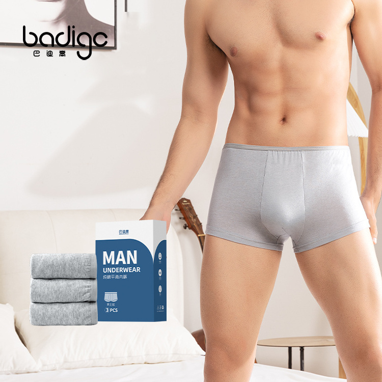 OEM Design Your Own Brand Logo Men Underwear Cotton Sport Disposable Spa Panties Man Boxer Briefs for Massage