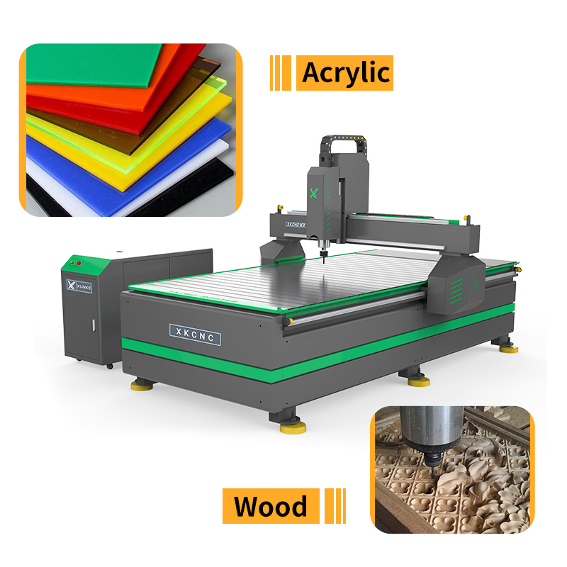 Hot Sale Xunke 3 axis CNC Wood Router Machine Woodworking 4x8 advertising CNC Router machine 1325 Price