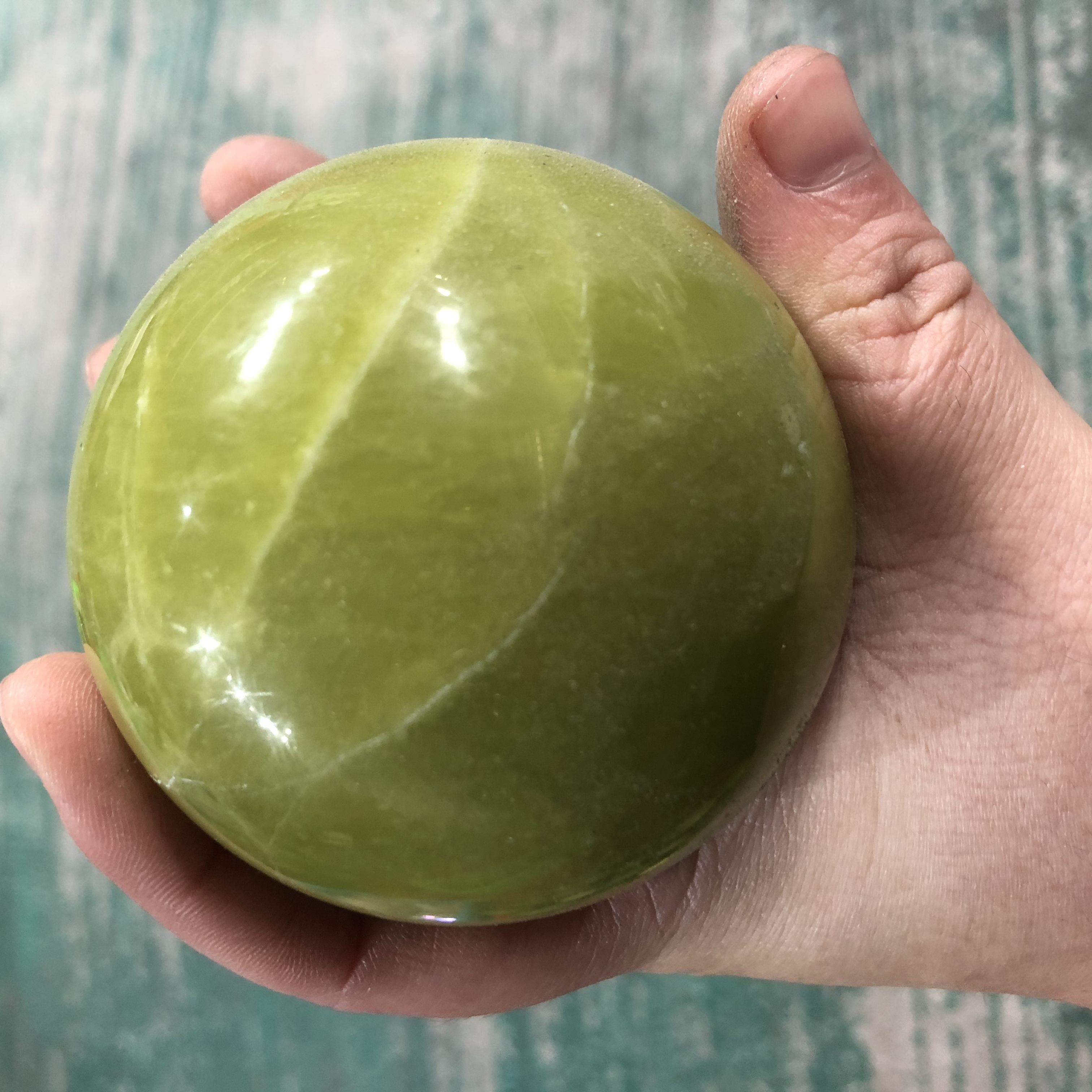 Wholesale Natural jewelry lemon jade Quartz Polished agate 5-8cm Sphere Healing Crystal Ball For gift fengshui Decoration