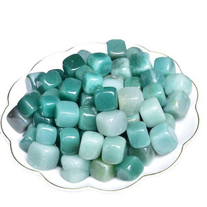 Wholesale natural quartz crystals healing stones polished bulk tumbled stone aventurine stone cube