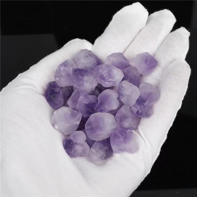 wholesale for fengshui natural lavenders rough quartz stone healing mineral raw Increase energy crystal amethyst