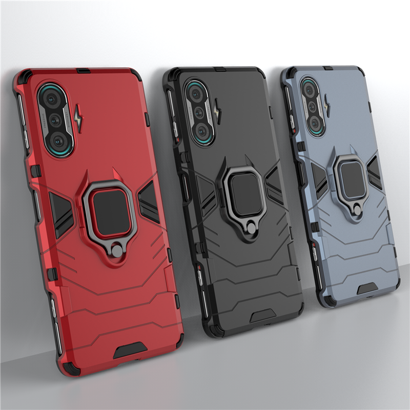 For Xiaomi Redmi K40 Gaming Case Magnetic Ring Stand Holder Shockproof Bumper Armor Phone Cover Redmi K40 Gaming Edition Case