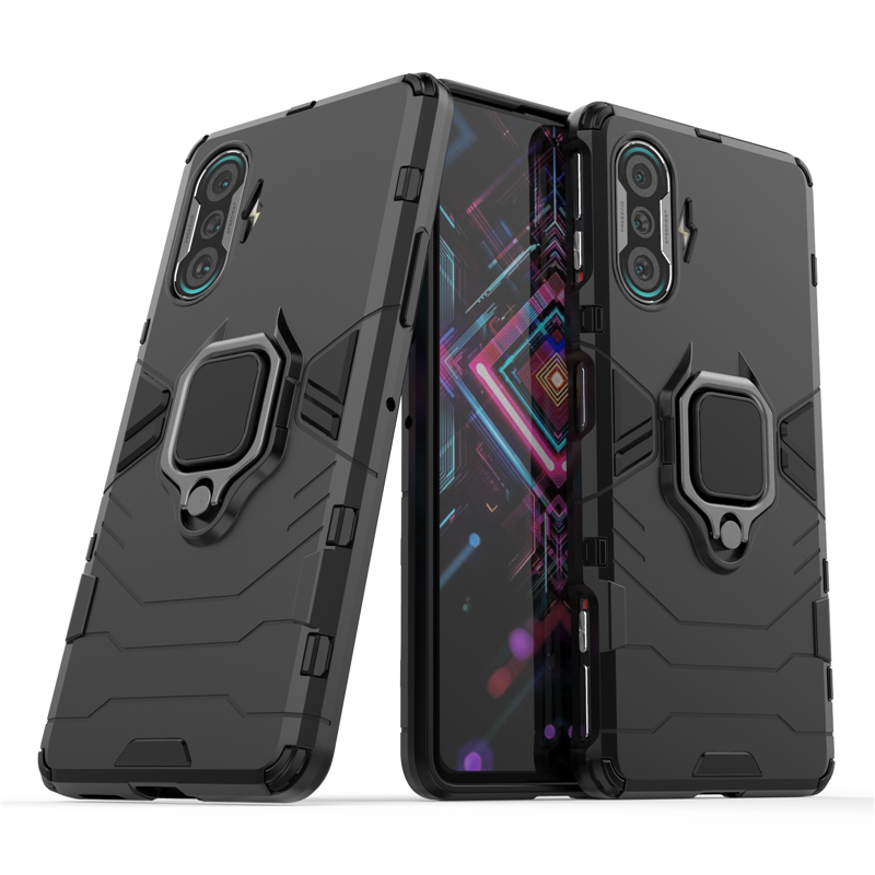 For Xiaomi Redmi K40 Gaming Case Magnetic Ring Stand Holder Shockproof Bumper Armor Phone Cover Redmi K40 Gaming Edition Case