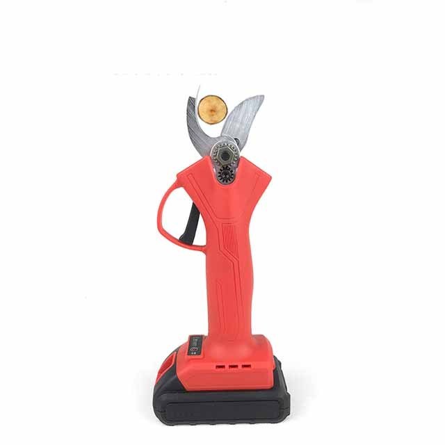 Hot Selling 21V Garden Metal Electric Pruner Scissors 1.5AH Battery Cordless Cutting Pruning Shear for Branch