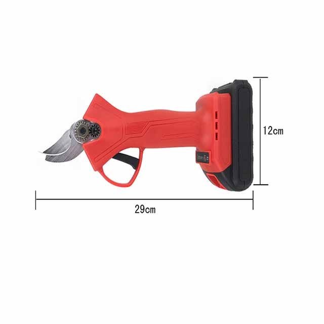 Hot Selling 21V Garden Metal Electric Pruner Scissors 1.5AH Battery Cordless Cutting Pruning Shear for Branch