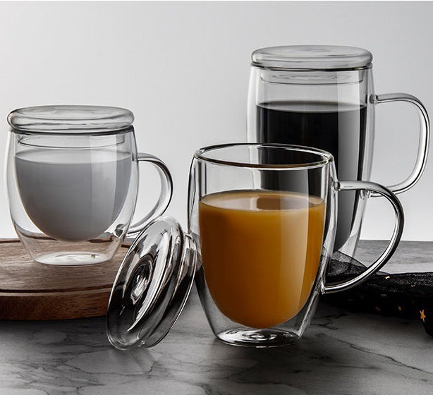 coffee tea & espresso supplies borosilicate glass coffee double wall cups  glass coffee carafe