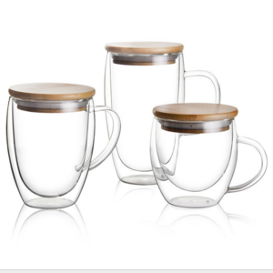 coffee tea & espresso supplies borosilicate glass coffee double wall cups  glass coffee carafe