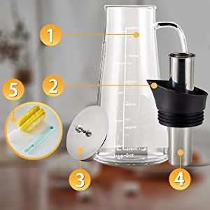 Wholesale cold brew maker airtigh iced cold brew coffee maker glass coffee pot with filter