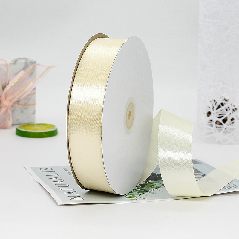 1Cm 2Cm 2.5Cm 3Cm 4Cm Standard Gift Ribbons Yellow Gold Red White Black 196 Colors Satin Grosgrain Eco Friendly