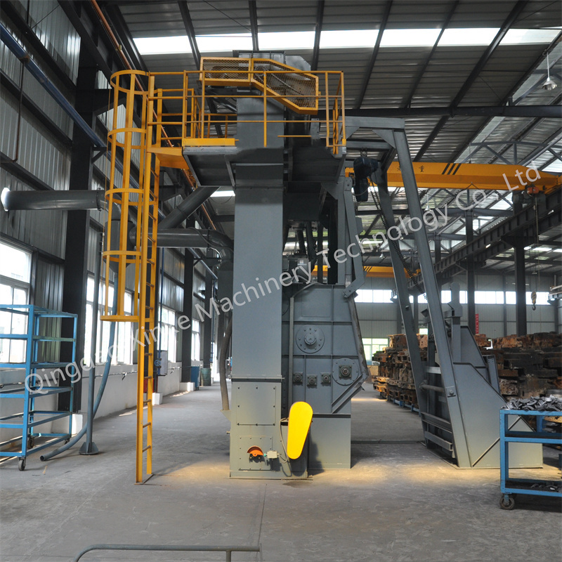 Chain Type Aluminum alloy rim/ wheels shot blasting machine and painting machine/overhead conveyor shot blasting system