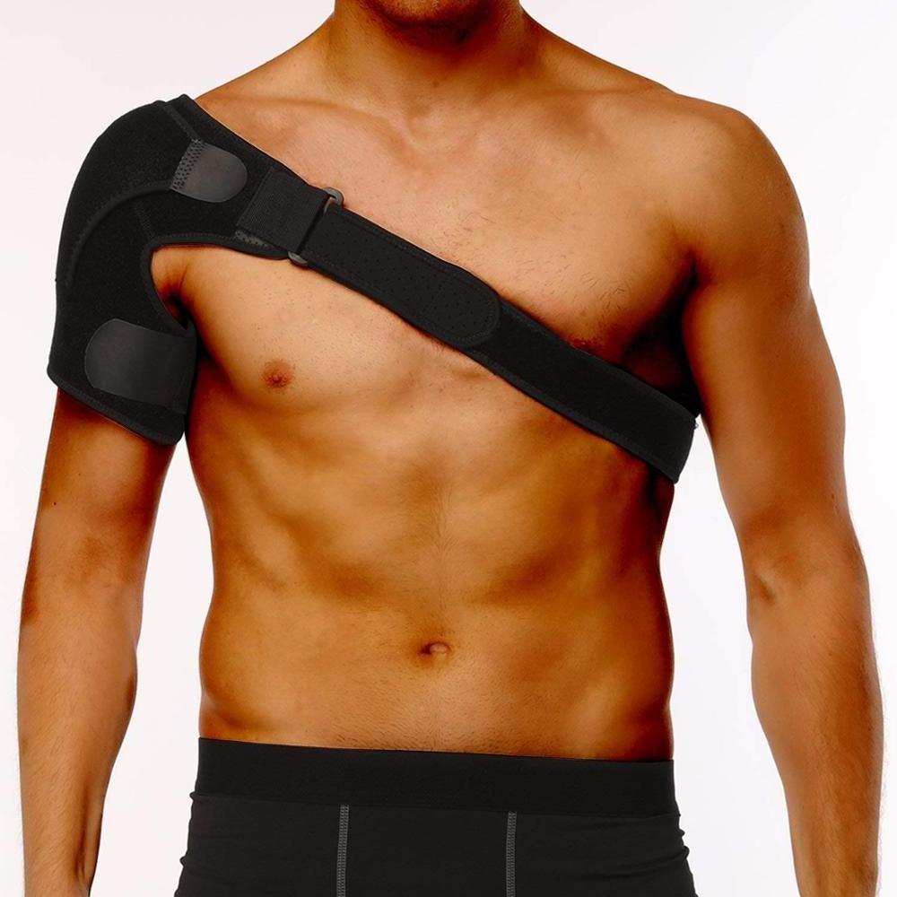 Custom Adjustable Right Left Shoulder Support Brace Sports Basketball Fitness Shoulder Protector for Sports Safety