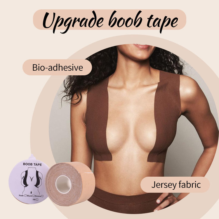 Waterproof Breast Push Up Bio Glue 10cm by 5m 5cm Boob Tape Bras For Women Adhesive Invisible