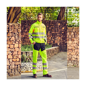 Factory Supply High Visibility Welder Construction Outdoor Worker Boiler Industrial Electrical Safety Work Suits For Safety