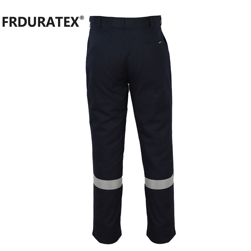 Wholesale Men 100% Cotton Fire Resistant Industry FRC Fire Flame Retardant Reflective Safety Work FR Pants