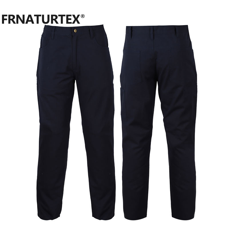 Wholesale Men 100% Cotton Fire Resistant Industry FRC Fire Flame Retardant Reflective Safety Work FR Pants