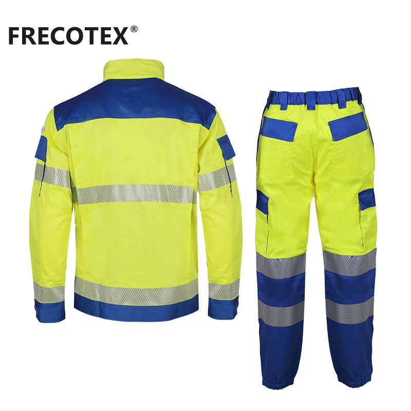 FRECOTEX Wholesale Fire Retardant Long Sleeve Waterproof Fire Retardant High Visibility Clothing Jacket