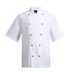 kitchen coat botton cooking chef uniform