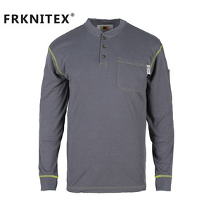 FRKNITEX Wholesale Cotton FR Clothing Safety Fire Retardant Industrial Flame Resistant Construction Workwear