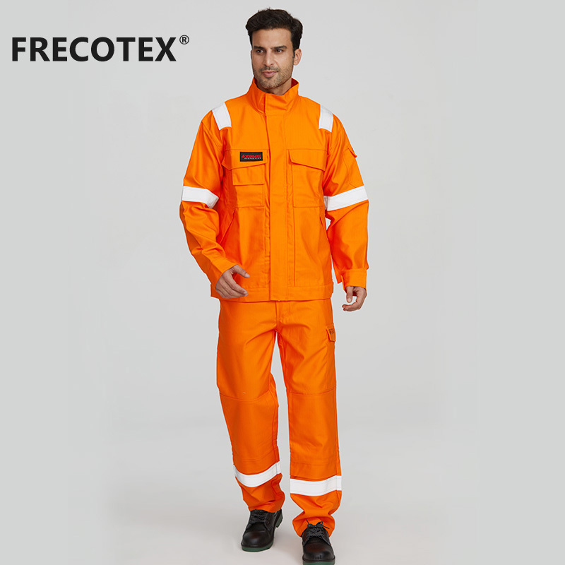 FRECOTEX EN11611 Anti Fire Flame Retardant Mechanics Jacket for Workers