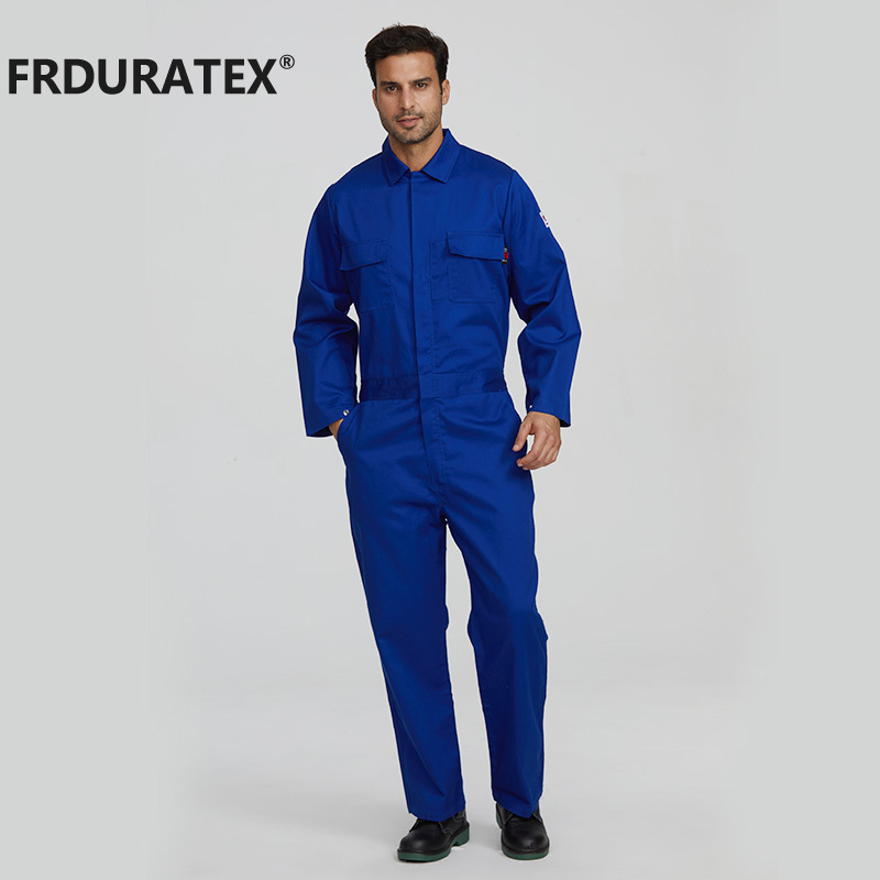 NFPA 2112 Boiler Suit Fire Resistant Welding Arc Flash Oil Field Flame Retardant Fire Proof Safety Clothing